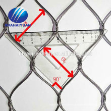 decorate wire rope netting stainless steel wire rope mesh zoo netting zoo mesh
